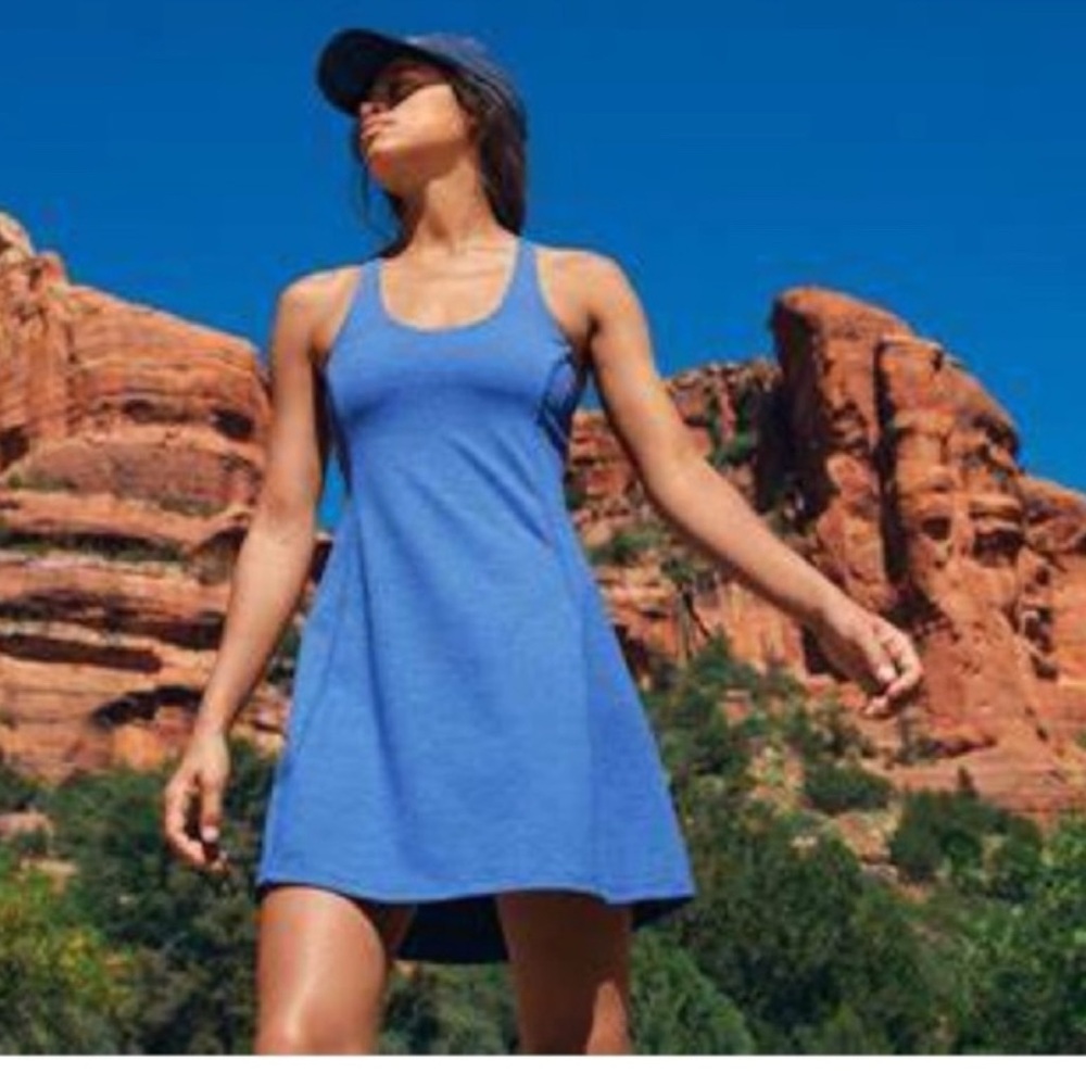 Outdoor Voices Doing Things Dress in Blue, Size XS